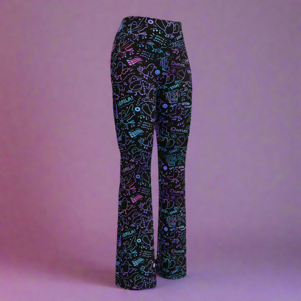 Dancing Crows Flare Leggings