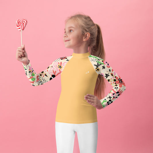 Lionfish Hunt Kids Rash Guard