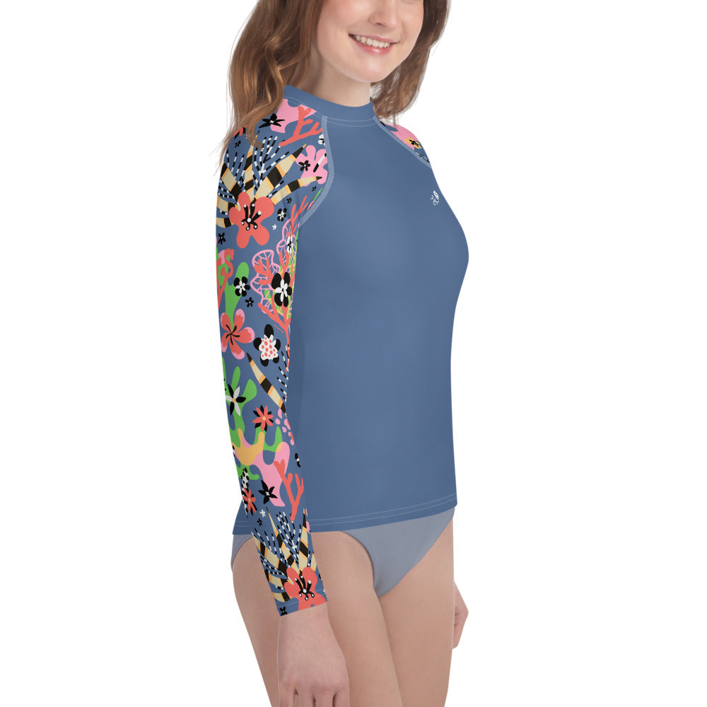 Lionfish Hunt Youth Rash Guard Indo-Pacific