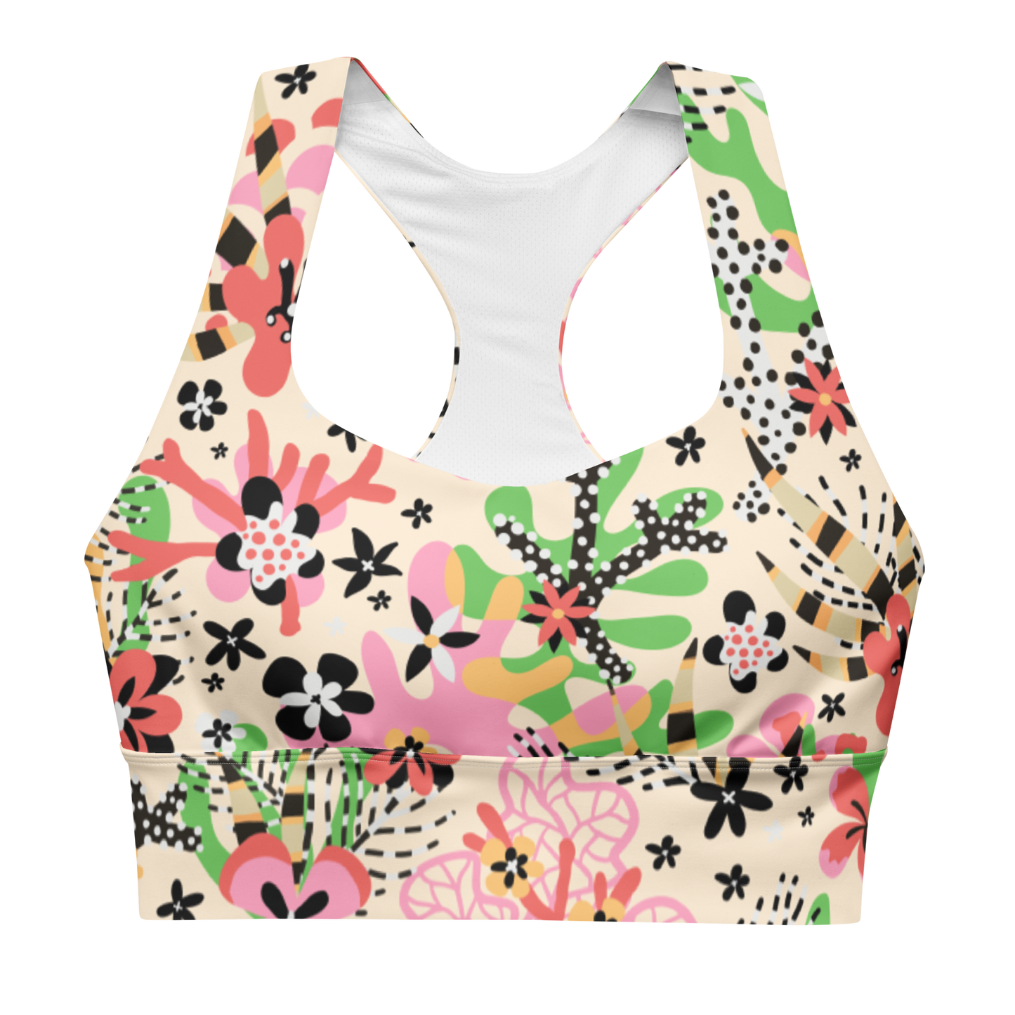 Lionfish Hunt Sports Bra Safari