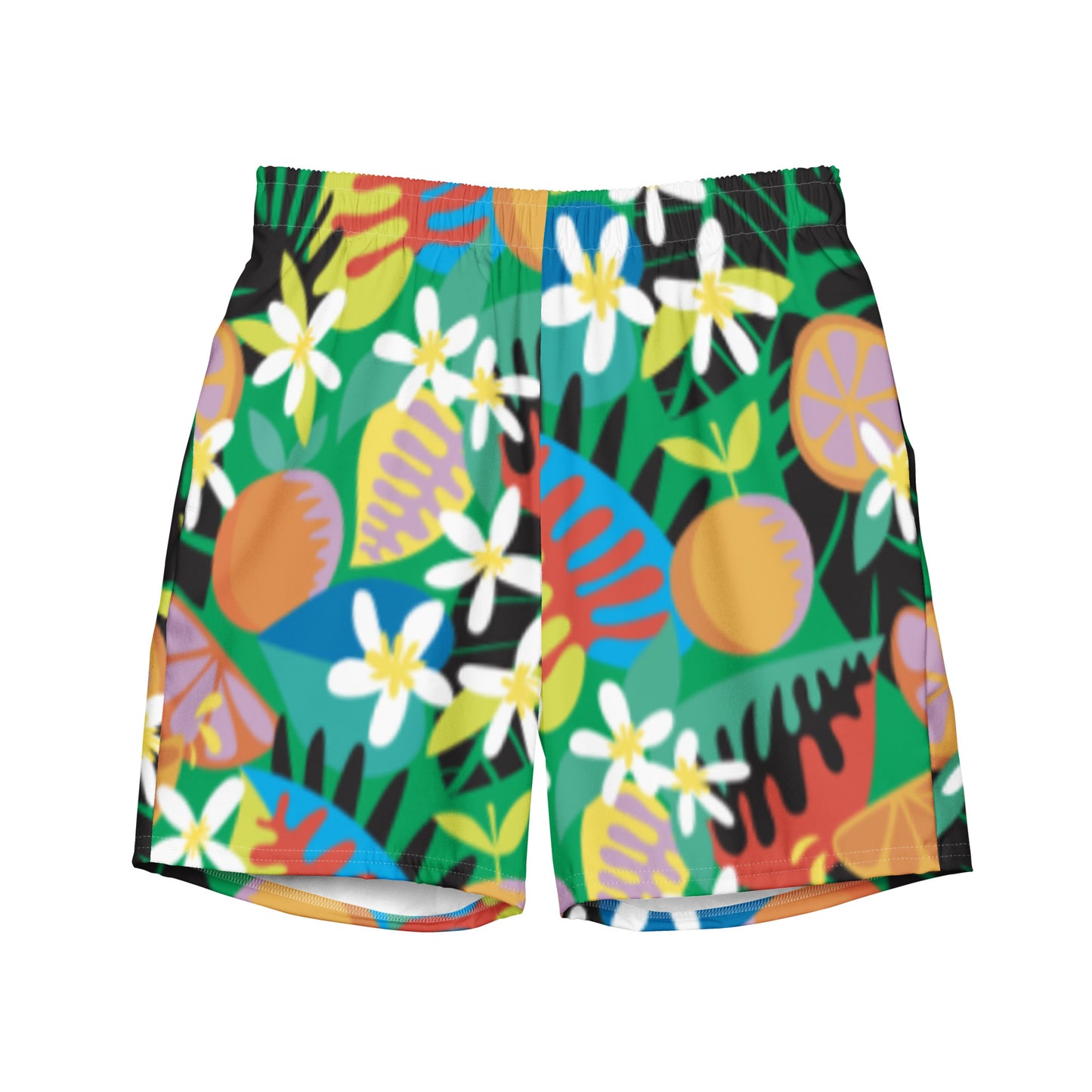 Orange Blossom Jam Swim Trunks