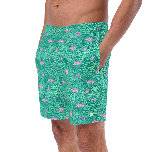 Piscine Scene Swim Trunks