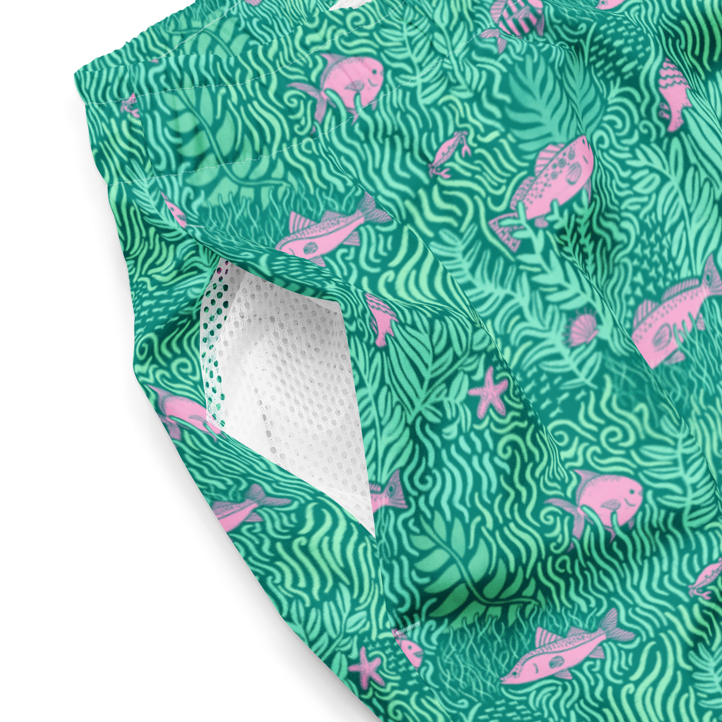 Piscine Scene Swim Trunks